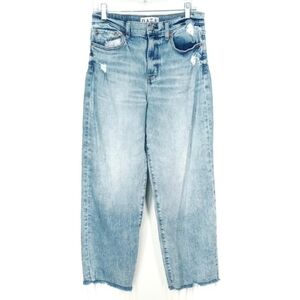 Daze High Rise Ankle Jeans Size 29 Organic Cotton Blend Medium Wash